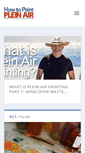 Mobile Screenshot of howtopaintpleinair.com